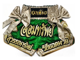 Short  de Boxe Thai Personnalisé : KNSCUST-1097